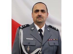 Młodszy inspektor Jarosław Baran z powierzonymi obowiązkami Komendanta Powiatowego Policji w Lwówku Śląskim