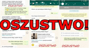 Uważajmy na oszustwa przy pomocy OLX oraz WhatsApp