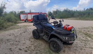 Quad i wóz strażacki