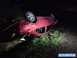 Kolejny poważny wypadek na drogach powiatu lwóweckiego