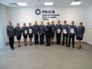 Zdjęcie grupowe policjantów