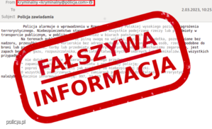 Fałszywa informacja