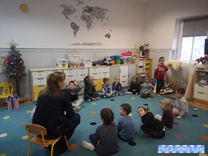 Spotkanie z przedszkolakami w ramach działań „Bezpieczne Ferie”