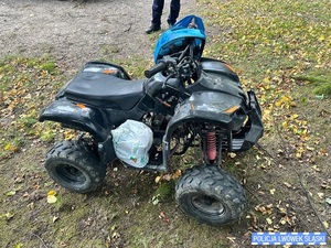 Gryfowscy policjanci zatrzymali kierującego quadem z kumulacją przewinień