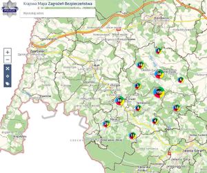 445 zgłoszeń na Krajowej Mapie Zagrożeń Bezpieczeństwa w powiecie lwóweckim w 2024 roku