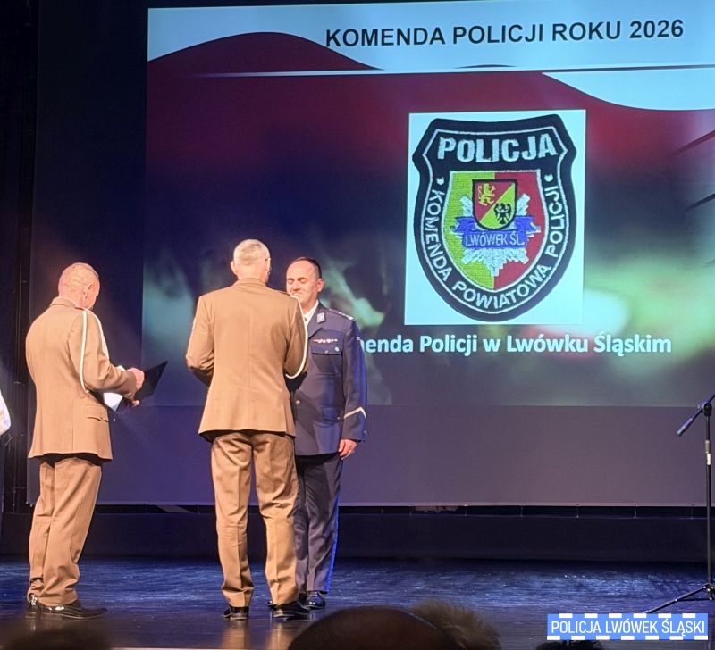 Komenda Powiatowa Policji w Lwówku Śląskim tytułem Komendy Policji Roku 2026